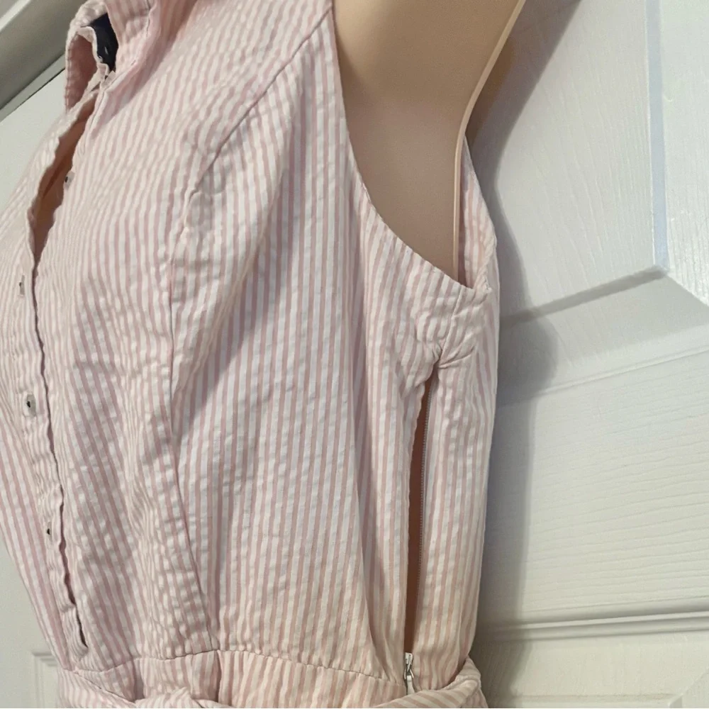 Cynthia Rowley Pink and white Dress size 6 - Picture 3 of 7